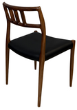 J.L. Moller 79 Dining Chair In Leather