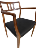 J.L. Moller 64 Dining Chair In Leather