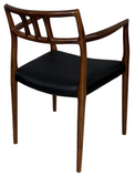 J.L. Moller 64 Dining Chair In Leather