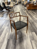 J.L. Moller 64 Dining Chair In Leather