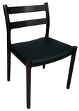 J.L. Moller 84 Dining Chair In Leather