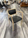 J.L. Moller 65 Dining Chair In Leather