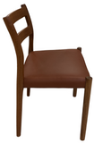 J.L. Moller 84 Dining Chair In Leather