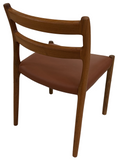 J.L. Moller 84 Dining Chair In Leather