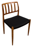 J.L. Moller 83 Dining Chair In Leather