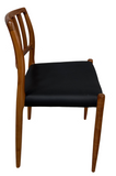 J.L. Moller 83 Dining Chair In Leather