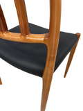 J.L. Moller 83 Dining Chair In Leather