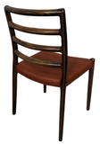 J.L. Moller 85 Dining Chair In Leather