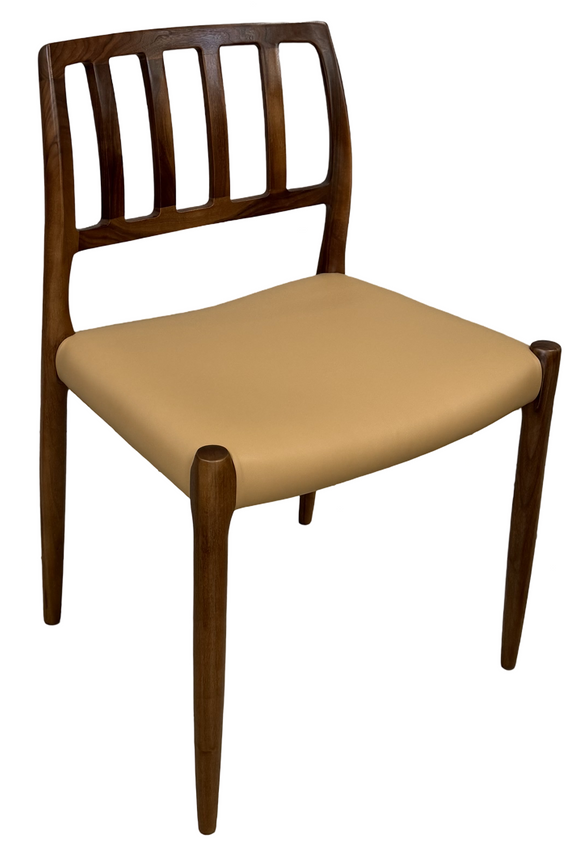 J.L. Moller 83 Dining Chair In Leather