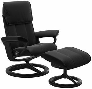 Ekornes Stressless Admiral Large Signature Recliner with Ottoman