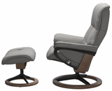 Ekornes Stressless Mayfair Medium Signature Recliner with Ottoman