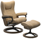 Ekornes Stressless Wing Large Signature Matte Black *Quick Ship*