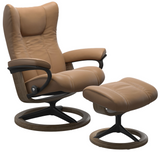 Ekornes Stressless Wing Large Signature Matte Black *Quick Ship*