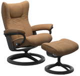 Ekornes Stressless Wing Large Signature Matte Black *Quick Ship*