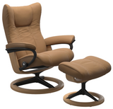 Ekornes Stressless Wing Large Signature Matte Black *Quick Ship*