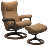 Ekornes Stressless Wing Large Signature Matte Black *Quick Ship*