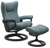 Ekornes Stressless Wing Large Signature Matte Black *Quick Ship*