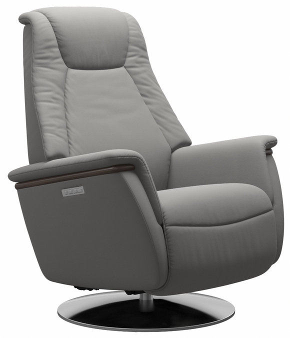 Ekornes Stressless Max Large Power Steel Recliner *Quick Ship*