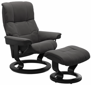 Ekornes Stressless Mayfair Large Classic Recliner with Ottoman