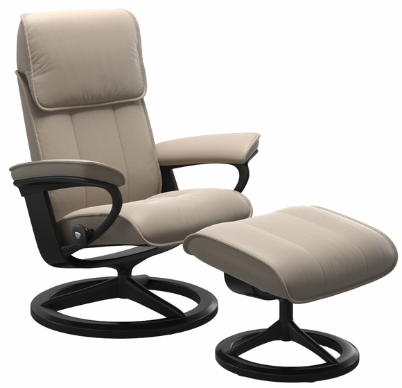Ekornes Stressless Admiral Large Signature Recliner with Ottoman