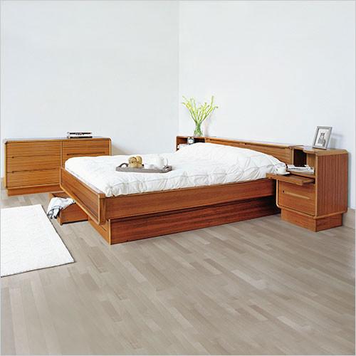 Sun Cabinet 811011 Teak Queen Bed