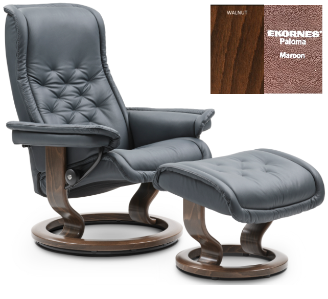 Ekornes leather recliner deals